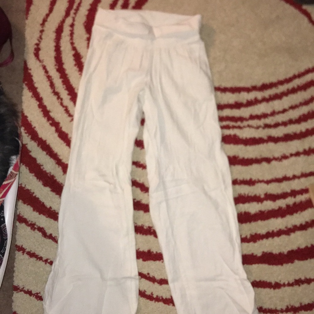 White Linen Pants
